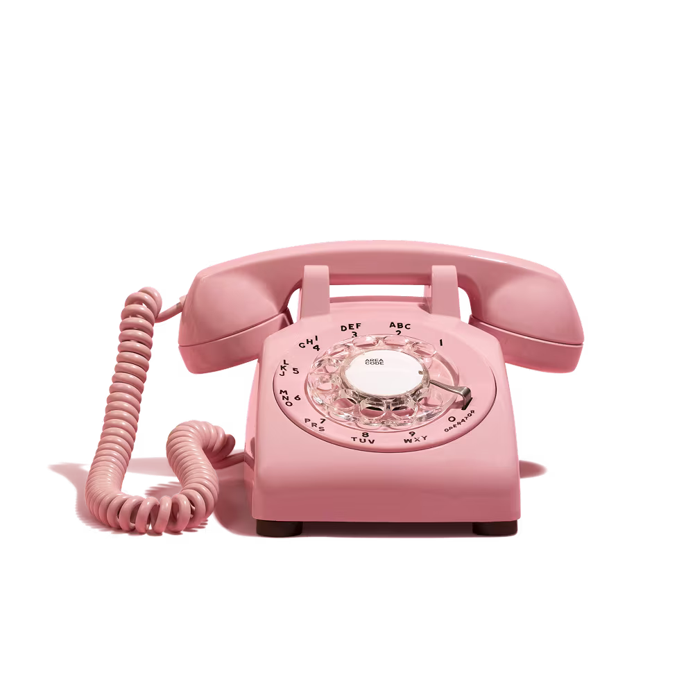 The Floyd - Pink Rotary Phone Audio Guest Book