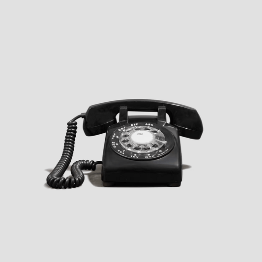 The Dylan - Black Rotary Phone Audio Guest Book - Meta To Beep