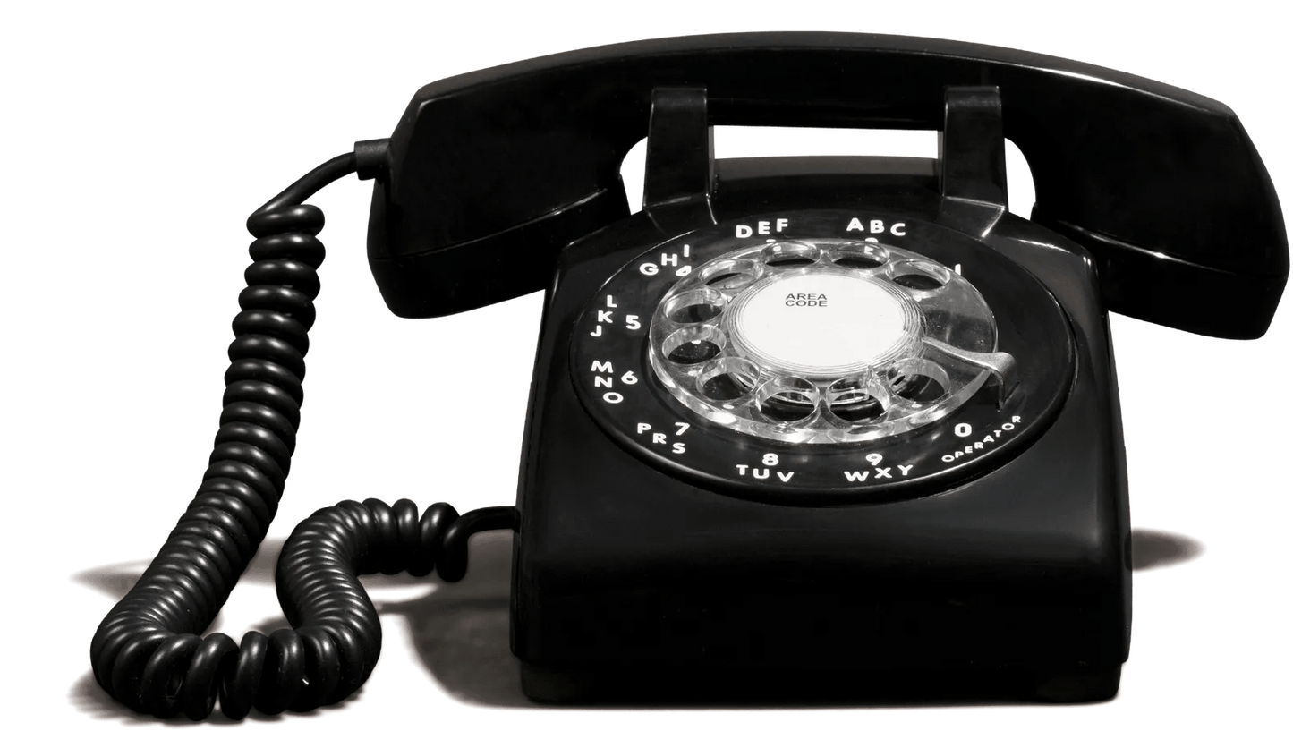 The Dylan - Black Rotary Phone Audio Guest Book - Meta To Beep