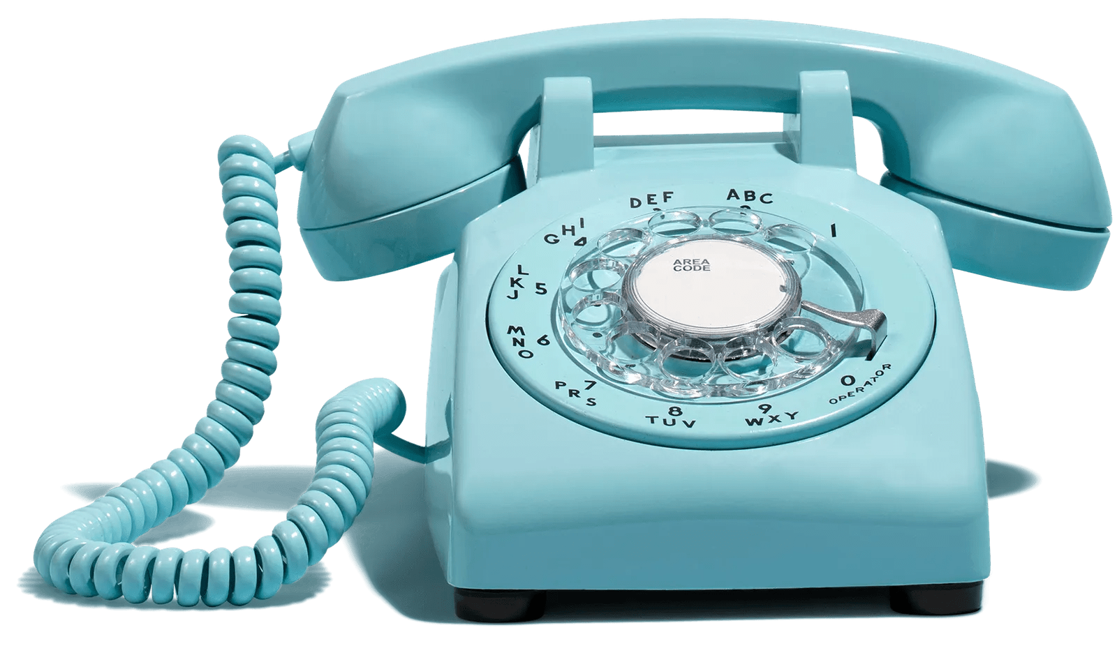 The Elton - Baby Blue Rotary Phone Audio Guest Book - Meta To Beep