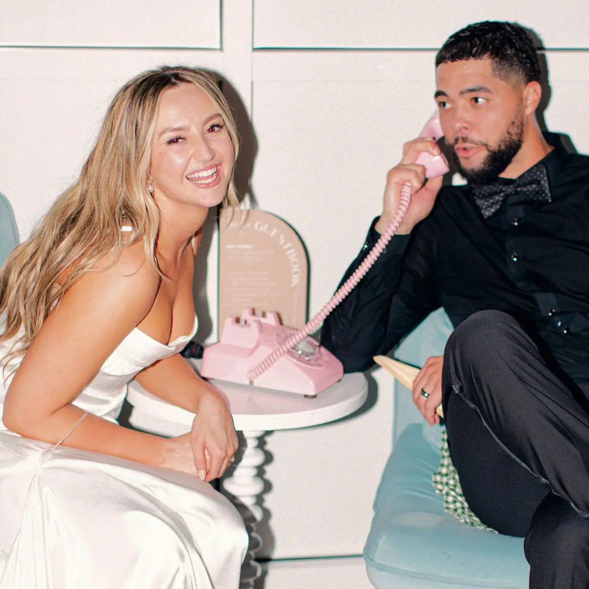 The Floyd - Pink Rotary Phone Audio Guest Book - Meta To Beep