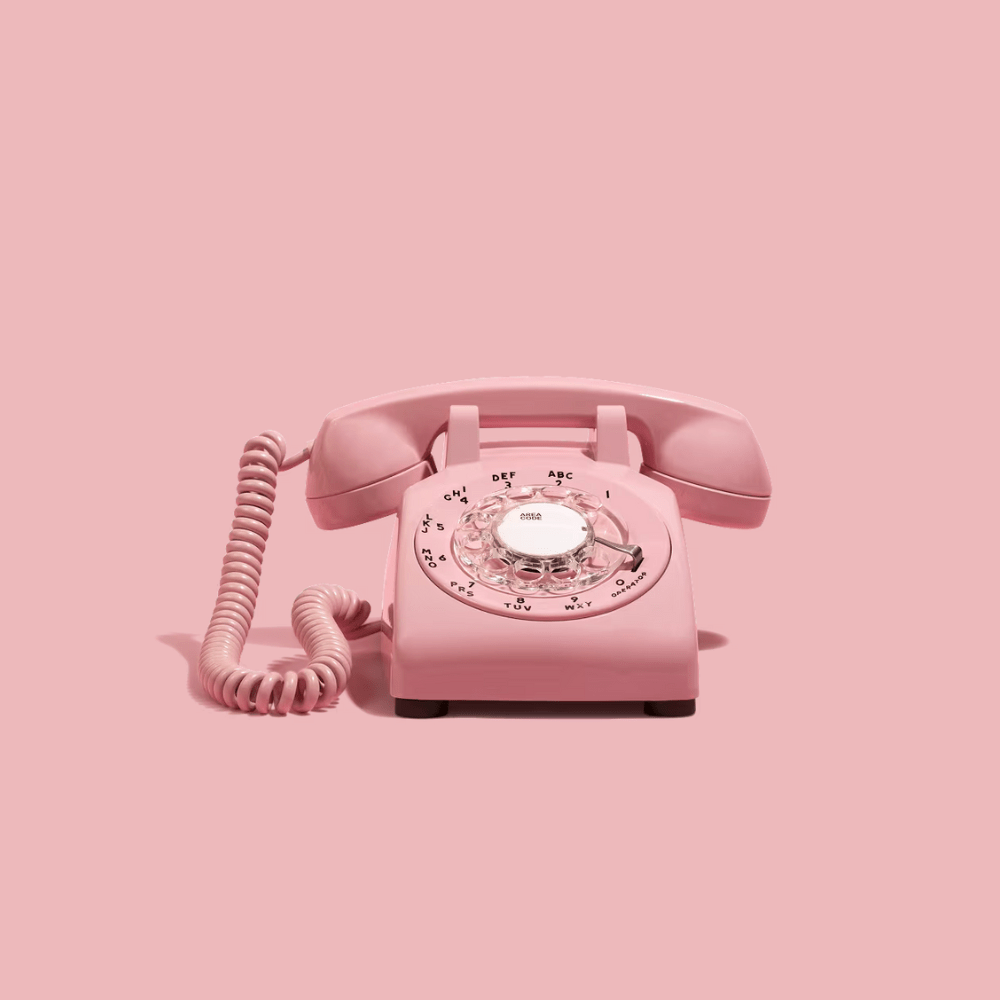 The Floyd - Pink Rotary Phone Audio Guest Book - Meta To Beep