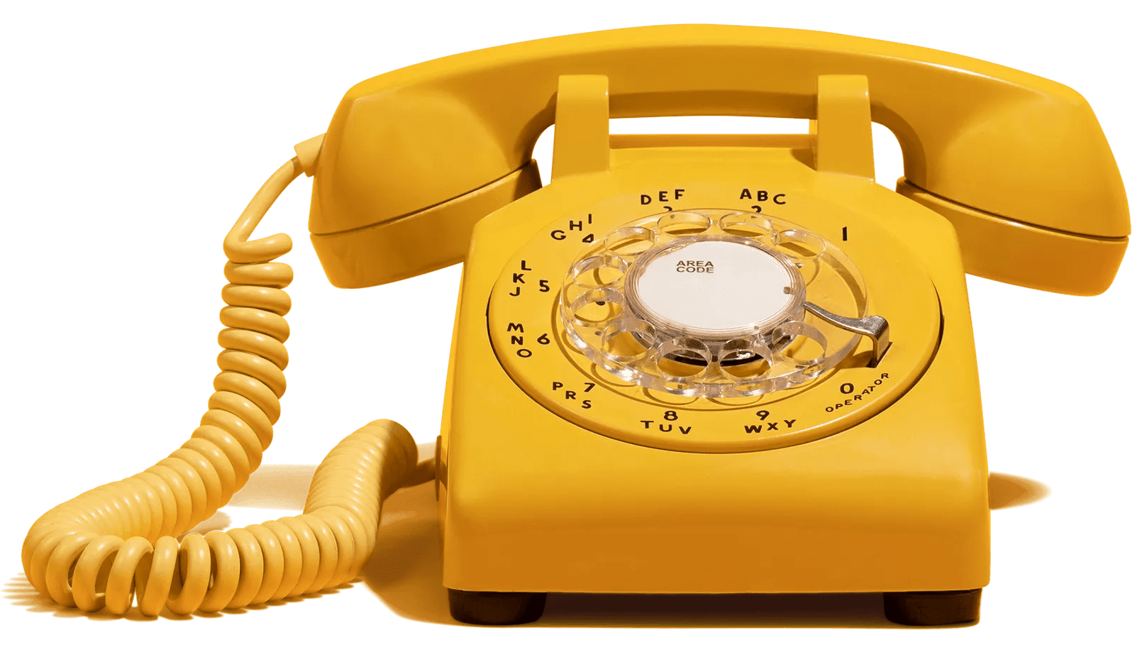 The Freddie - Yellow Rotary Phone Audio Guest Book - Meta To Beep