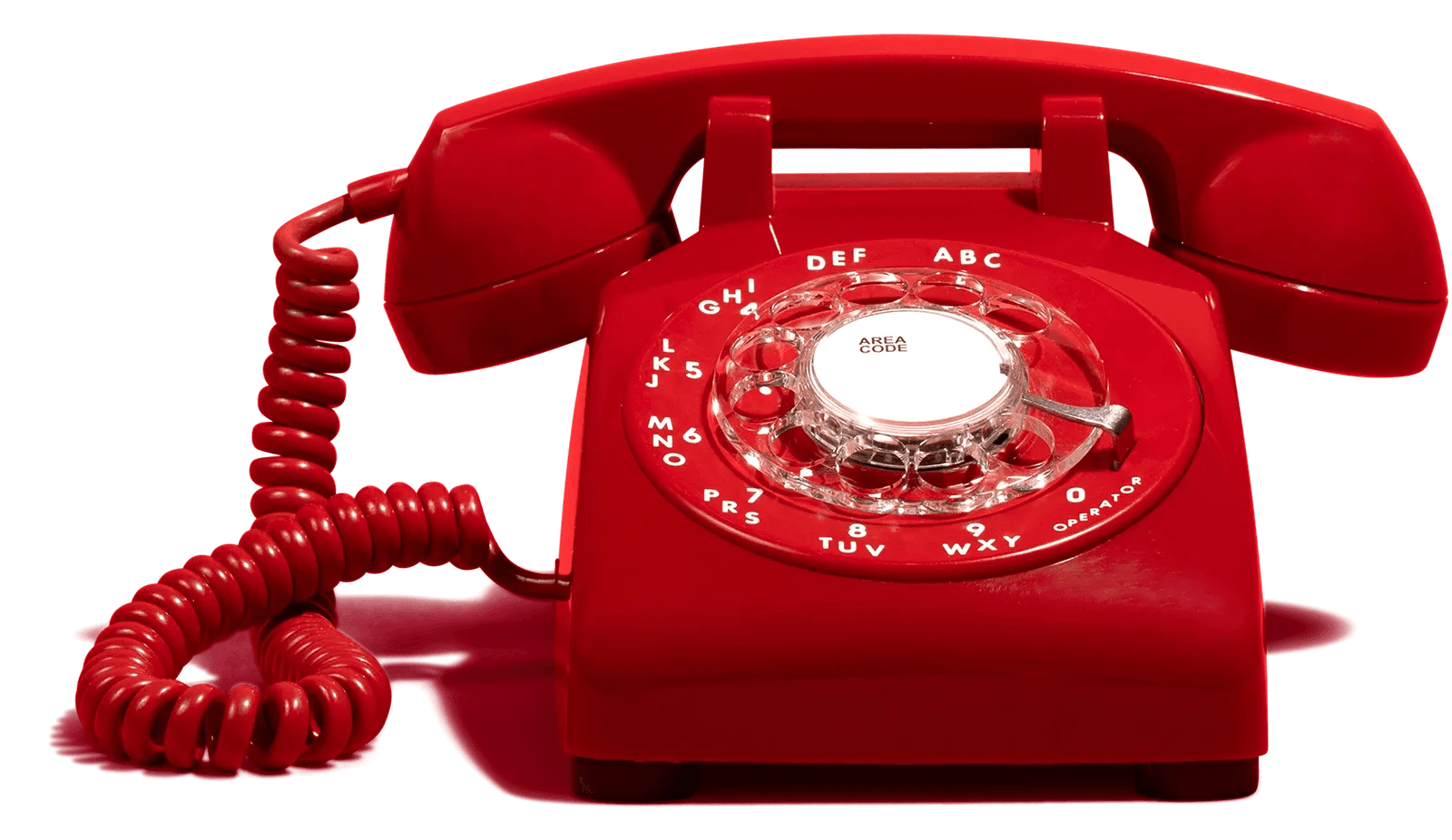 The Stevie - Red Rotary Phone Audio Guest Book - Meta To Beep